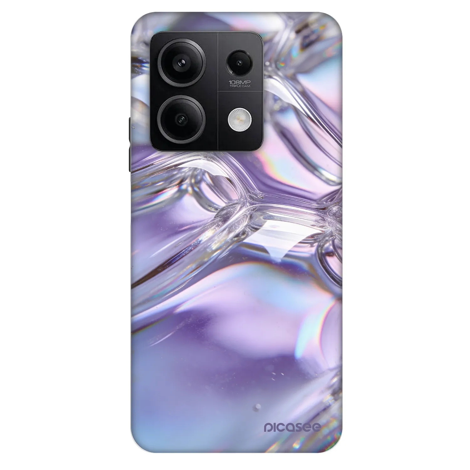 Picasee Fashion Case za Xiaomi Redmi Note 13 5G - Iridescent bubbles