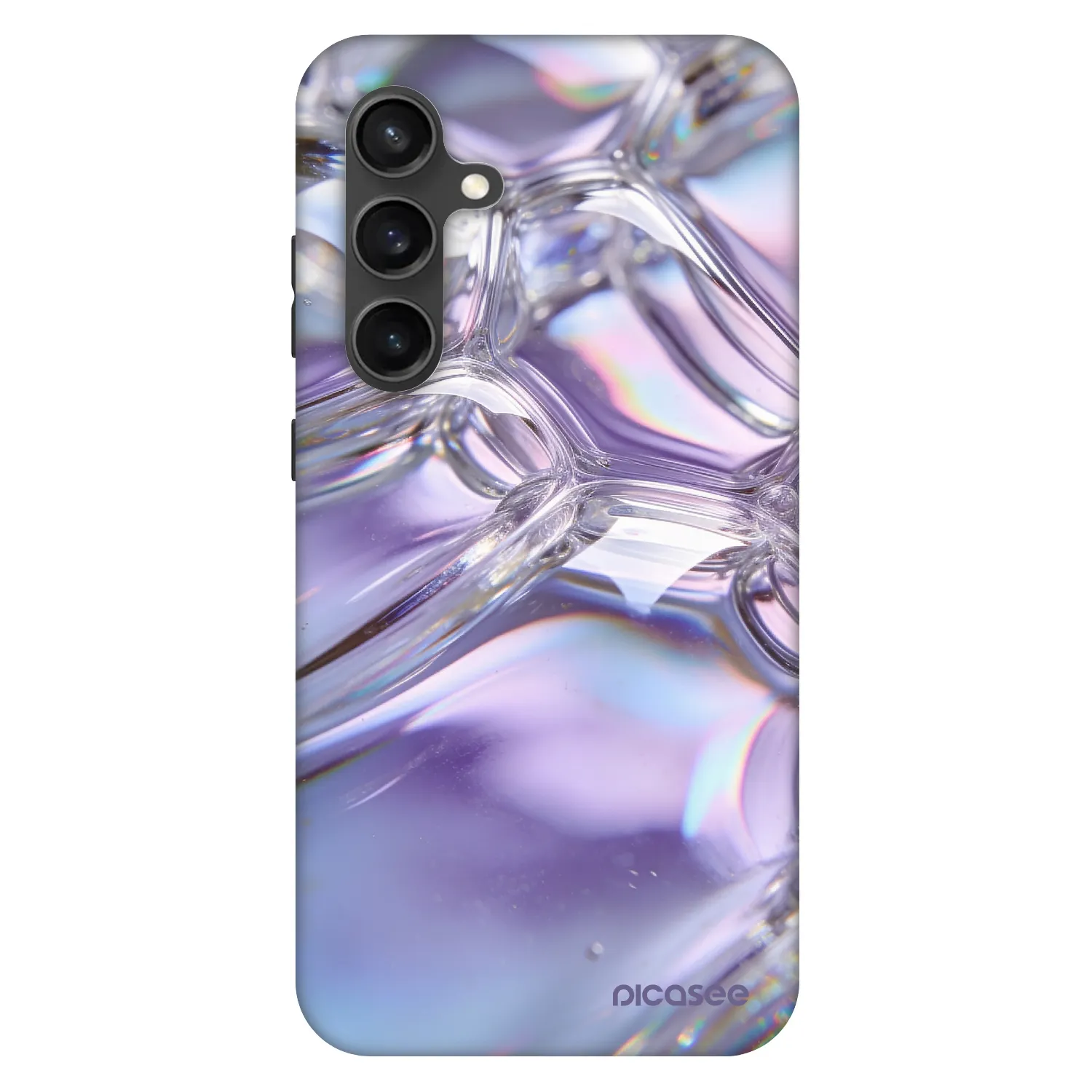 Picasee Fashion Case za Samsung Galaxy S24 FE S721B - Iridescent bubbles