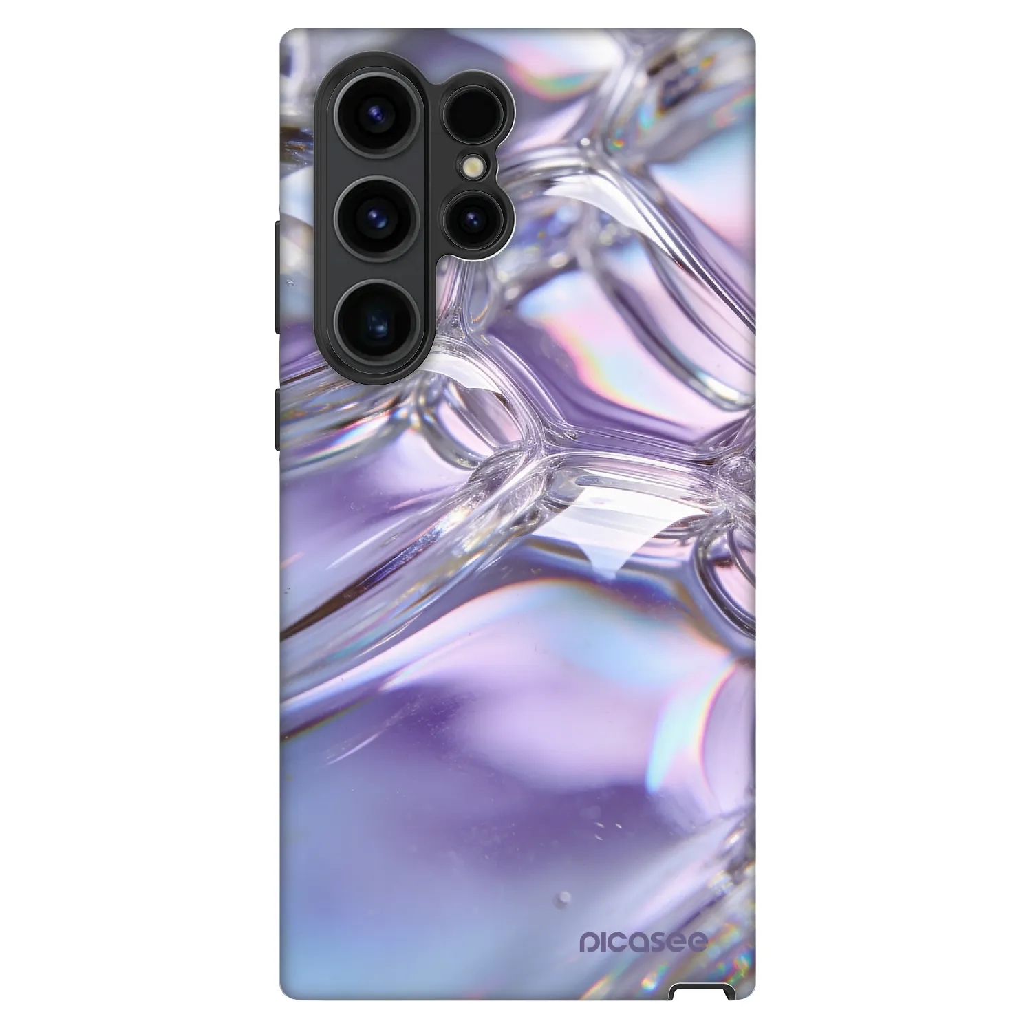 Picasee Fashion Case za Samsung Galaxy S22 Ultra 5G - Iridescent bubbles
