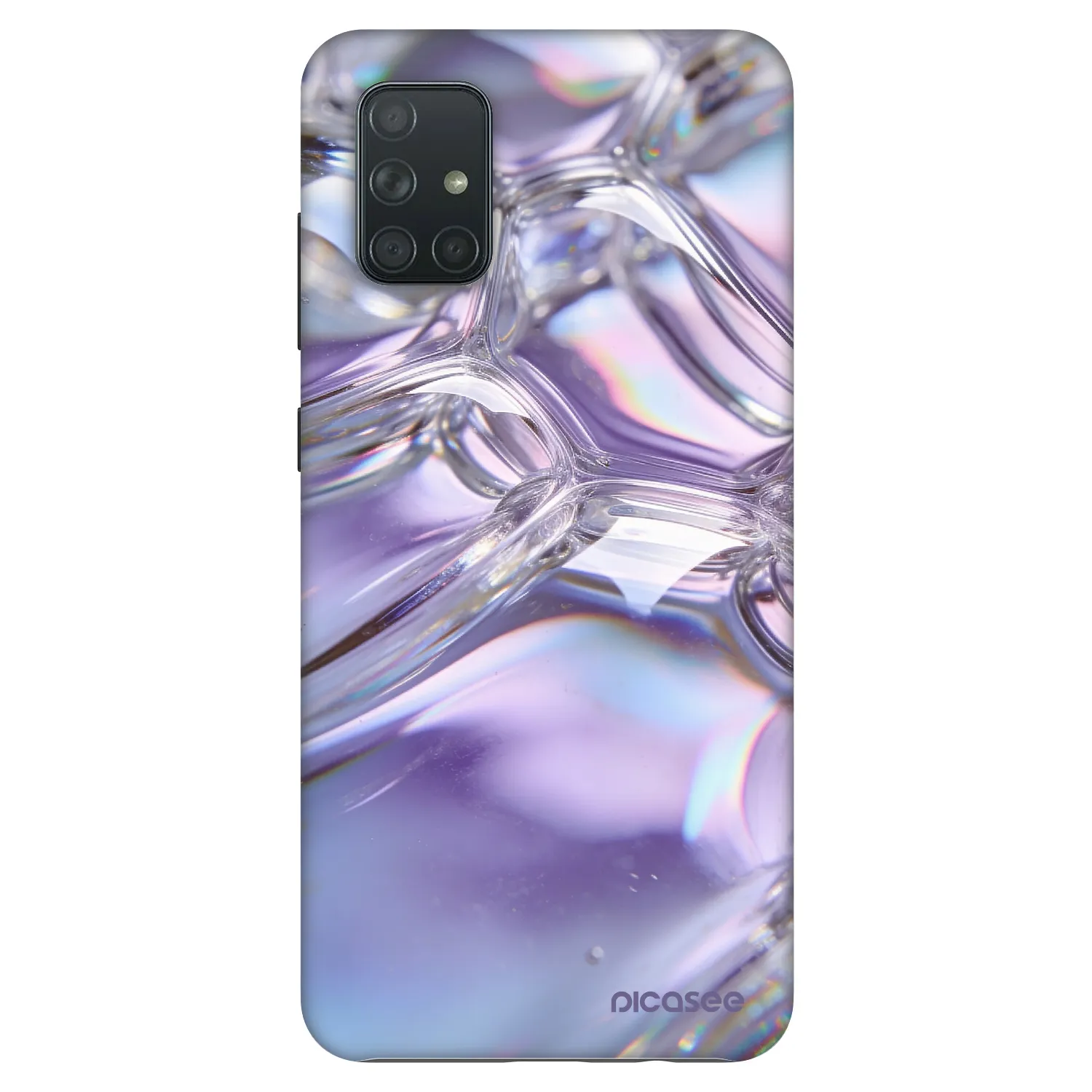 Picasee Fashion Case za Samsung Galaxy A71 A715F - Iridescent bubbles