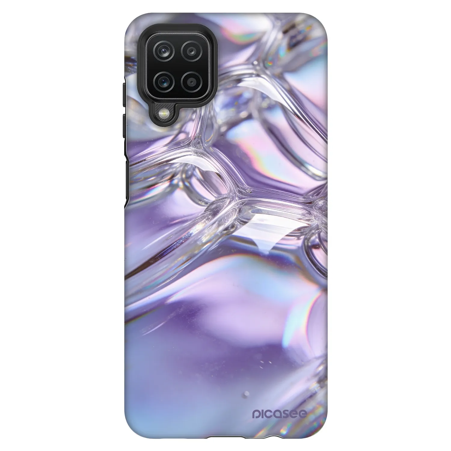 Picasee Fashion Case za Samsung Galaxy A12 A125F - Iridescent bubbles