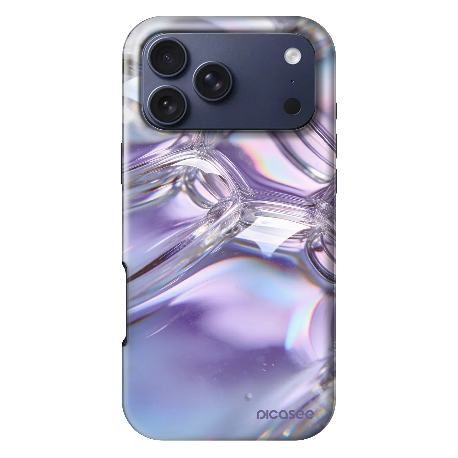 Picasee Fashion Case MagSafe za Apple iPhone 17 Pro Max - Iridescent bubbles