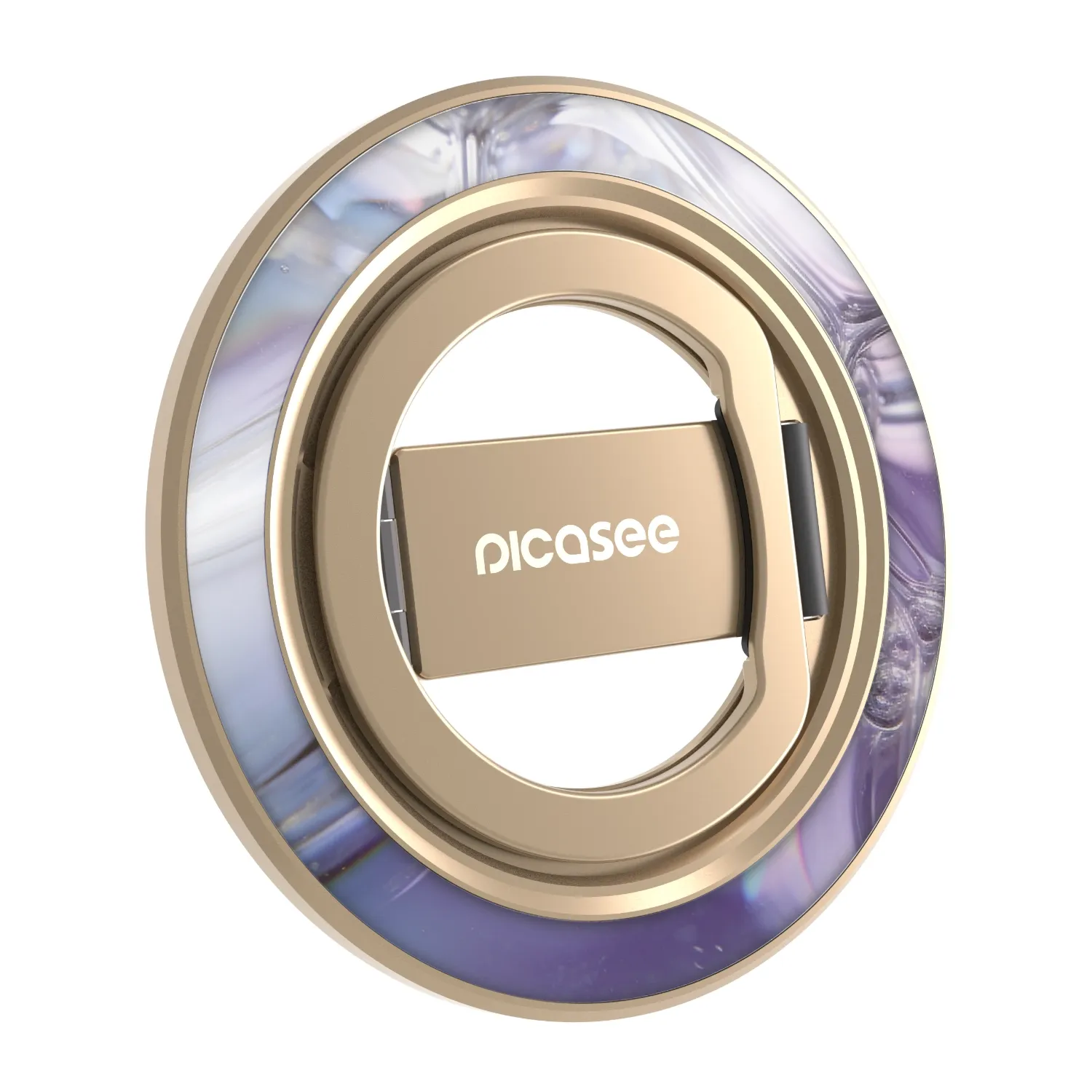 Picasee Magnetic holder - Zlato - Iridescent bubbles