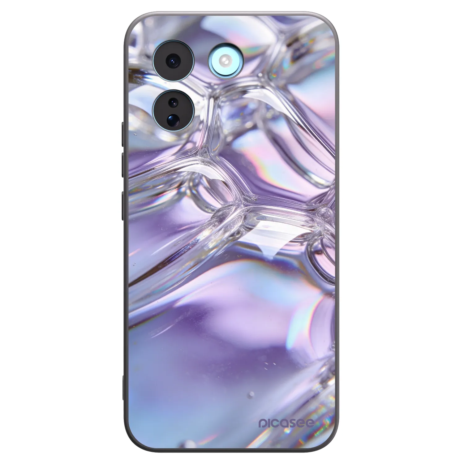 Picasee silikonski črni ovitek za Xiaomi Redmi Note 17 Pro MAX 5G - Iridescent bubbles