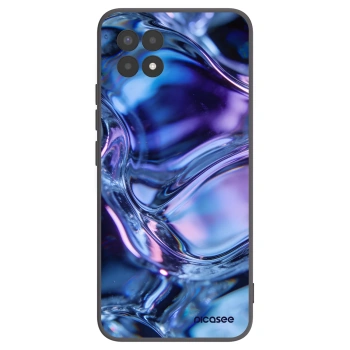 Picasee silikonski črni ovitek za Realme 8i - Iris liquid