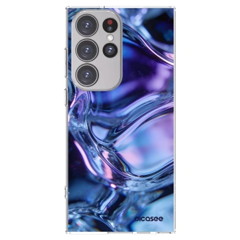Picasee silikonski prozorni ovitek za Samsung Galaxy S23 Ultra 5G - Iris liquid