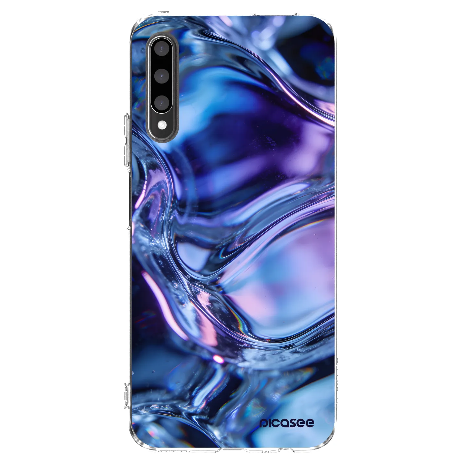 Picasee silikonski prozorni ovitek za Honor 9X Pro - Iris liquid