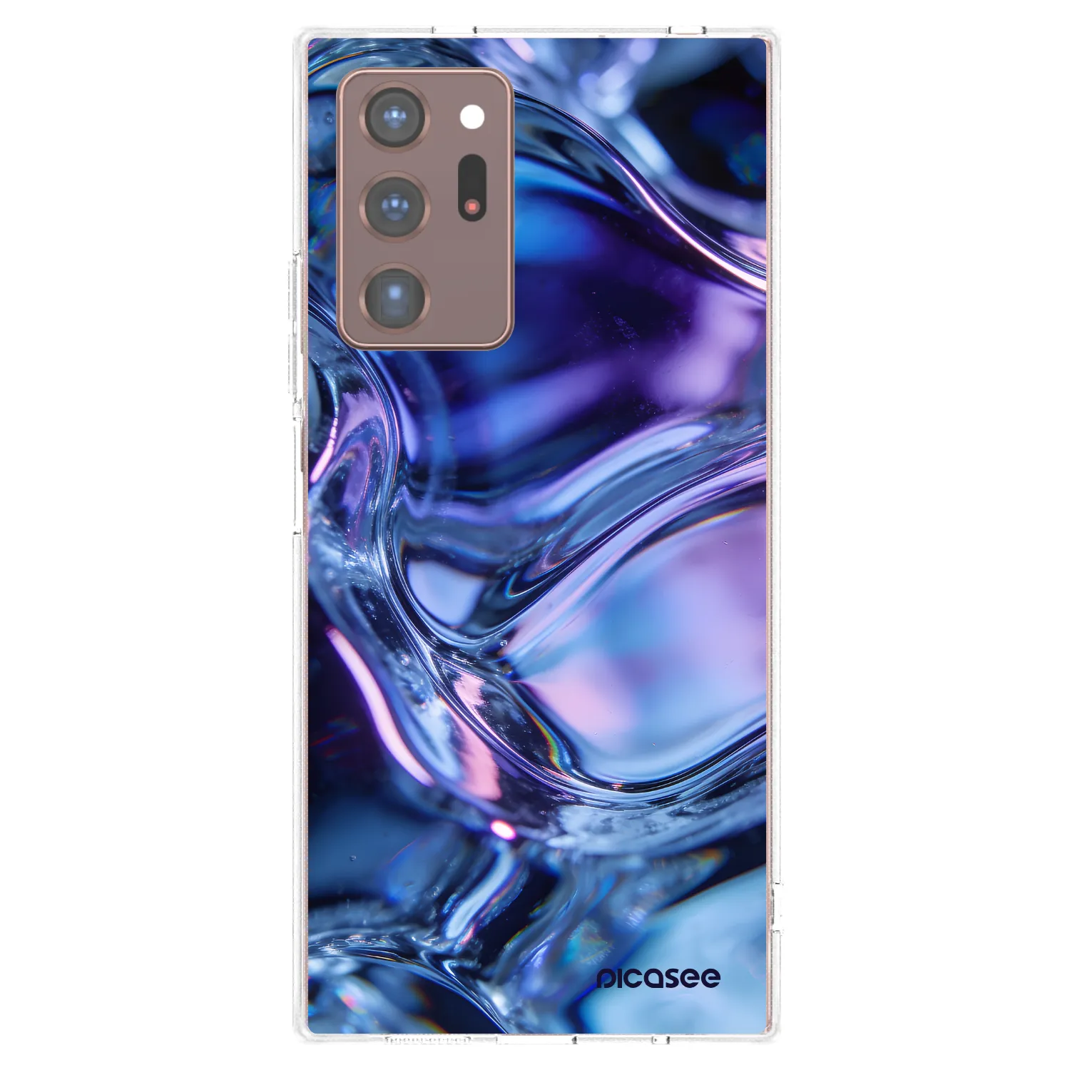 Picasee silikonski prozorni ovitek za Samsung Galaxy Note 20 Ultra - Iris liquid