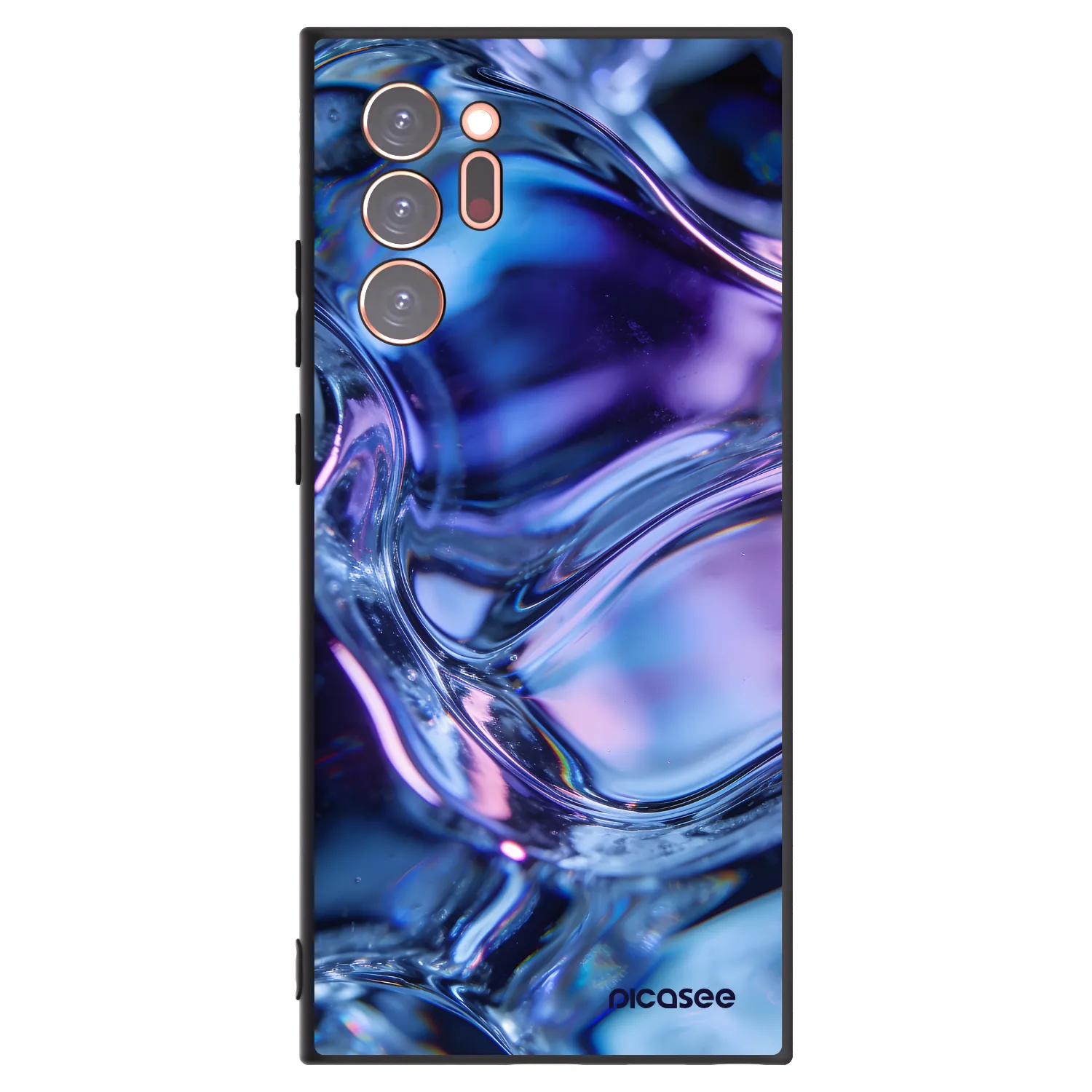 Picasee silikonski črni ovitek za Samsung Galaxy Note 20 Ultra - Iris liquid
