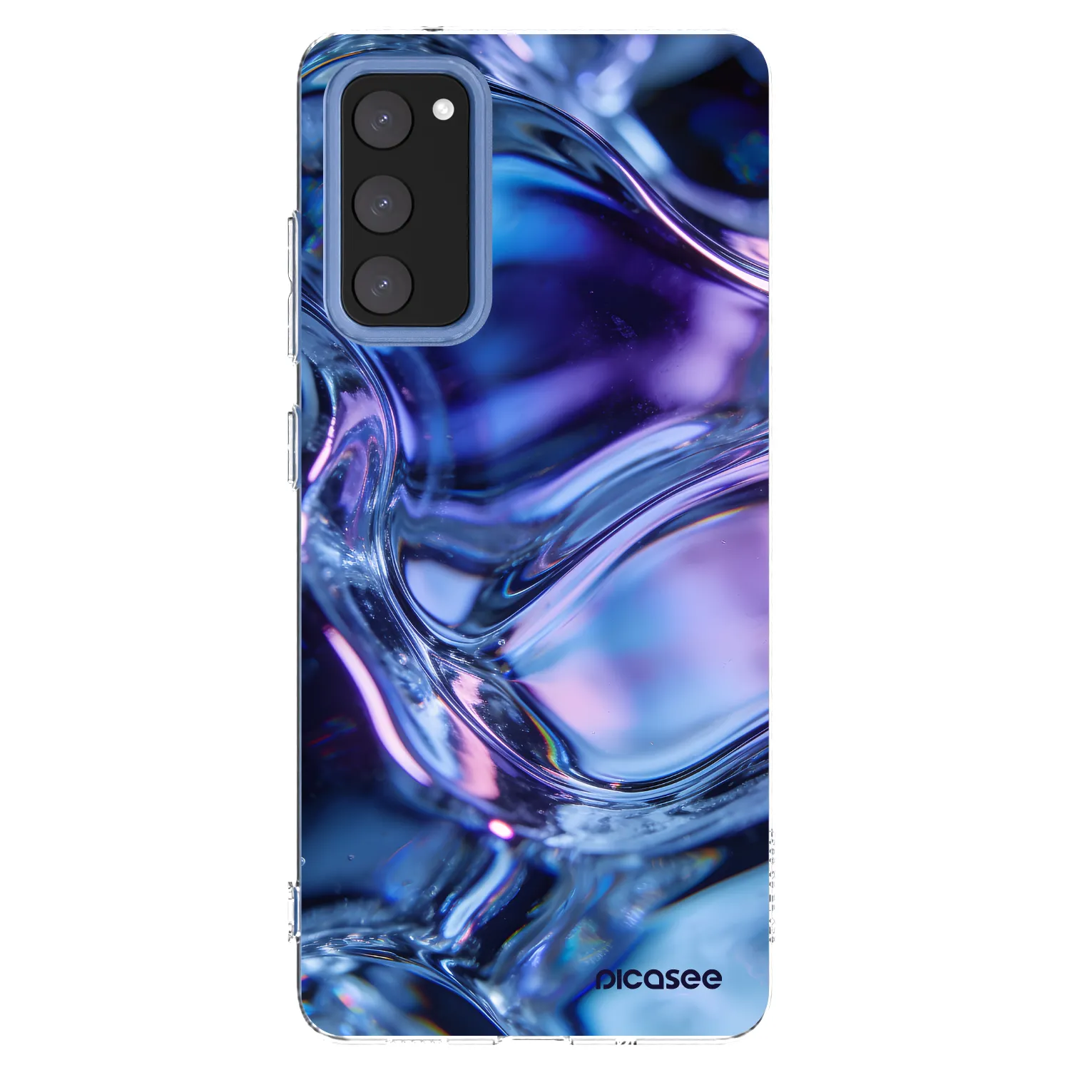 Picasee silikonski prozorni ovitek za Samsung Galaxy S20 FE - Iris liquid