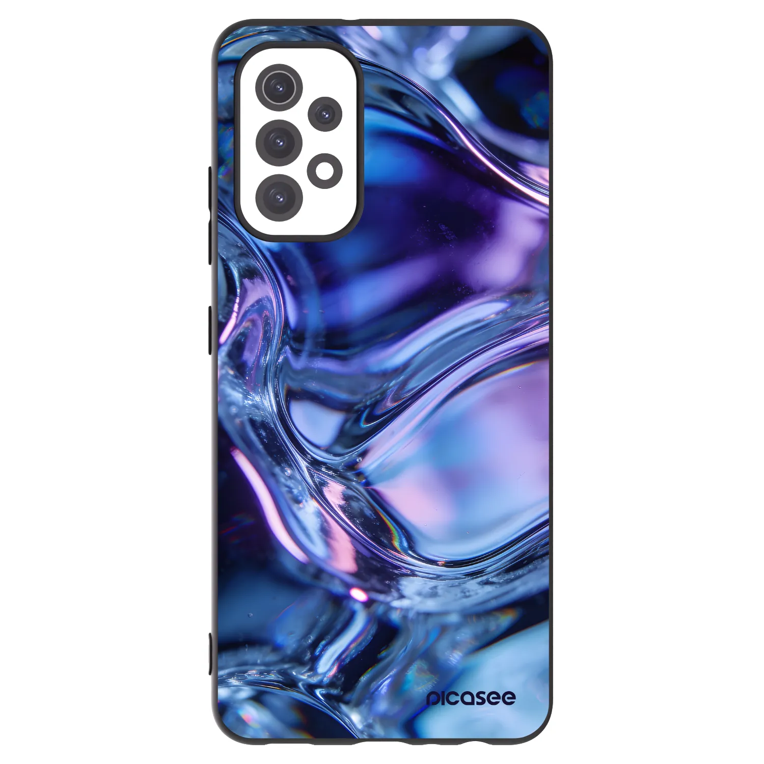 Picasee silikonski črni ovitek za Samsung Galaxy A32 5G A326B - Iris liquid