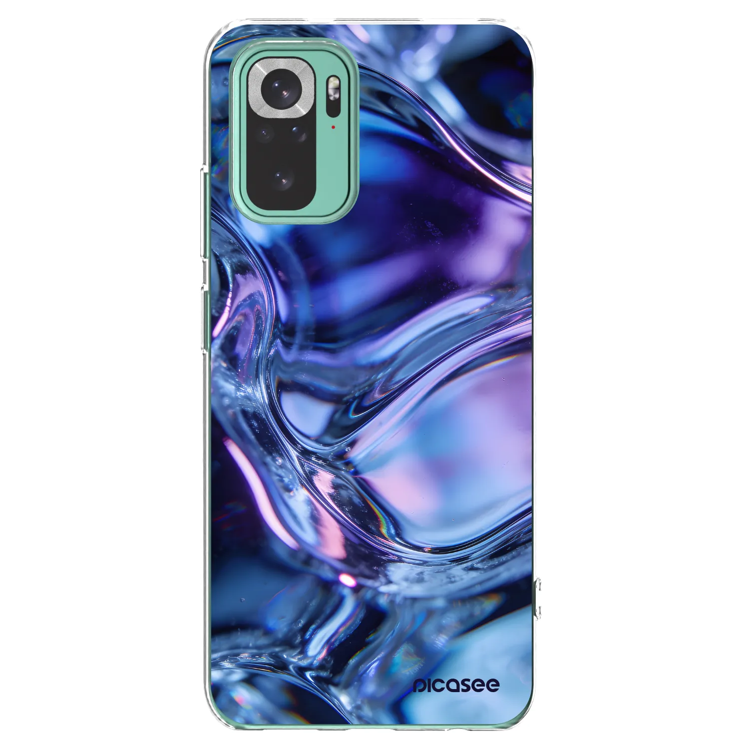 Picasee silikonski prozorni ovitek za Xiaomi Redmi Note 10 Pro - Iris liquid