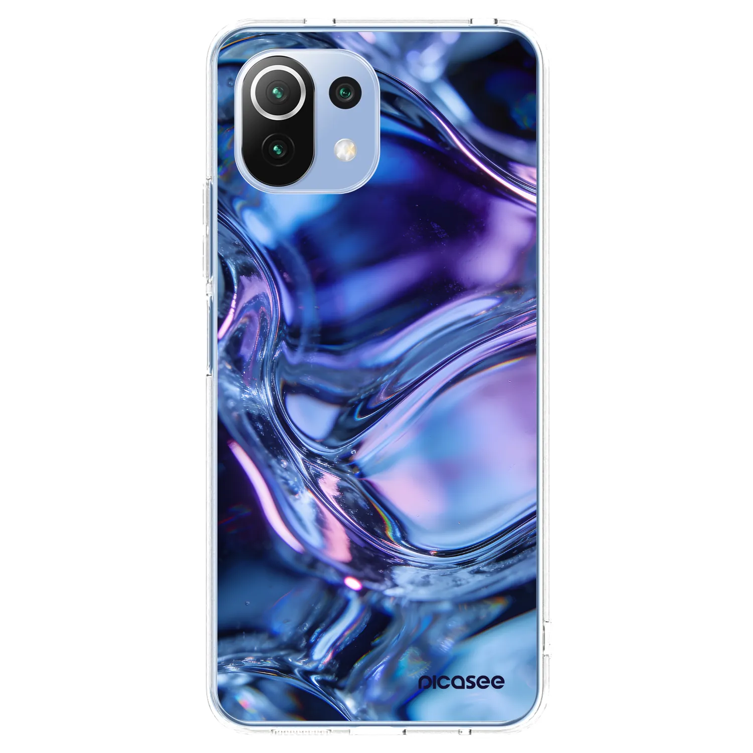 Picasee silikonski prozorni ovitek za Xiaomi Mi 11 Lite - Iris liquid