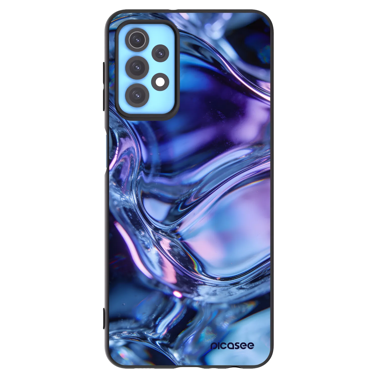 Picasee silikonski črni ovitek za Samsung Galaxy A32 4G SM-A325F - Iris liquid