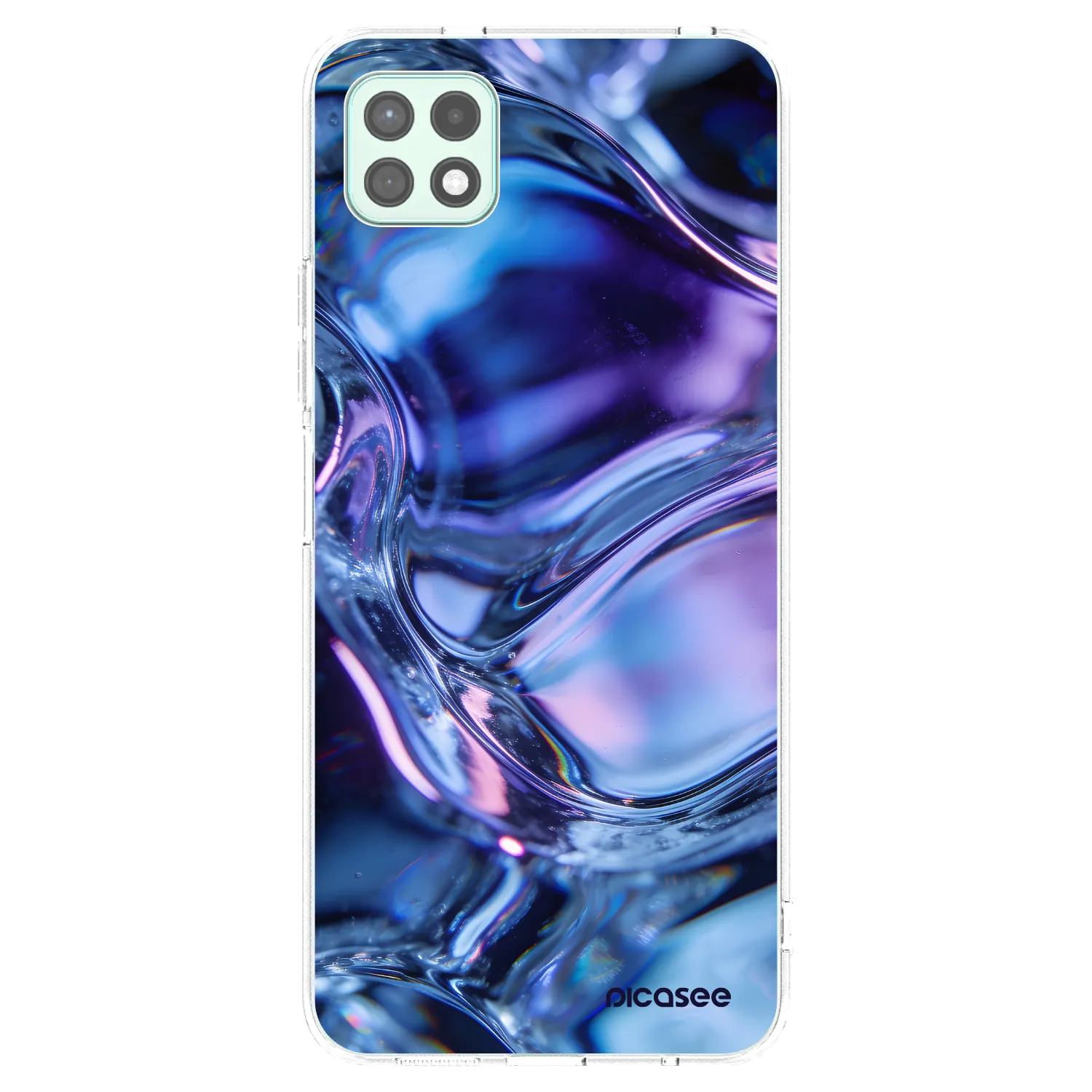 Picasee silikonski prozorni ovitek za Samsung Galaxy A22 A226B 5G - Iris liquid