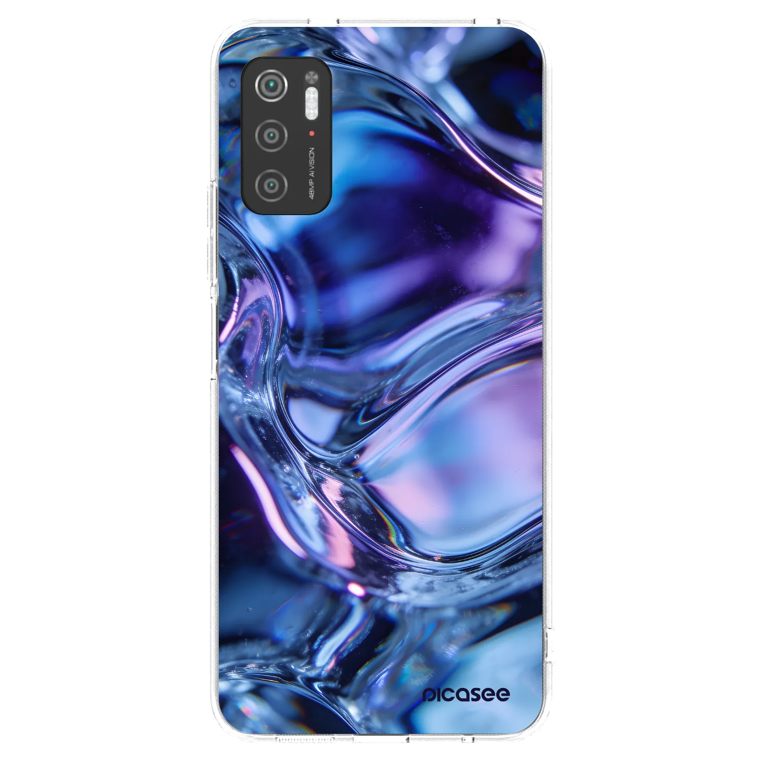 Picasee silikonski prozorni ovitek za Xiaomi Poco M3 Pro 5G - Iris liquid