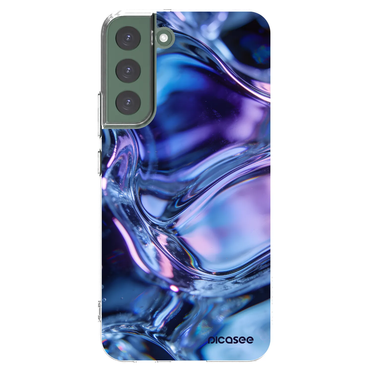 Picasee silikonski prozorni ovitek za Samsung Galaxy S22+ 5G - Iris liquid