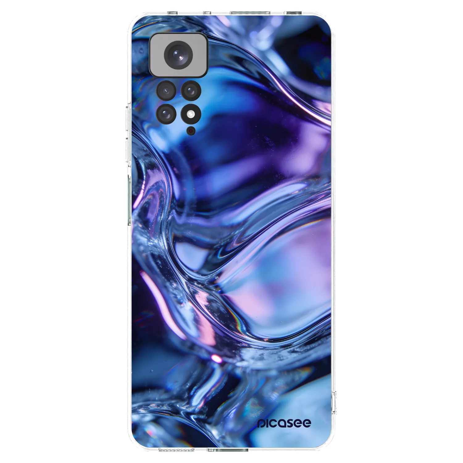 Picasee silikonski prozorni ovitek za Xiaomi Redmi Note 11 - Iris liquid