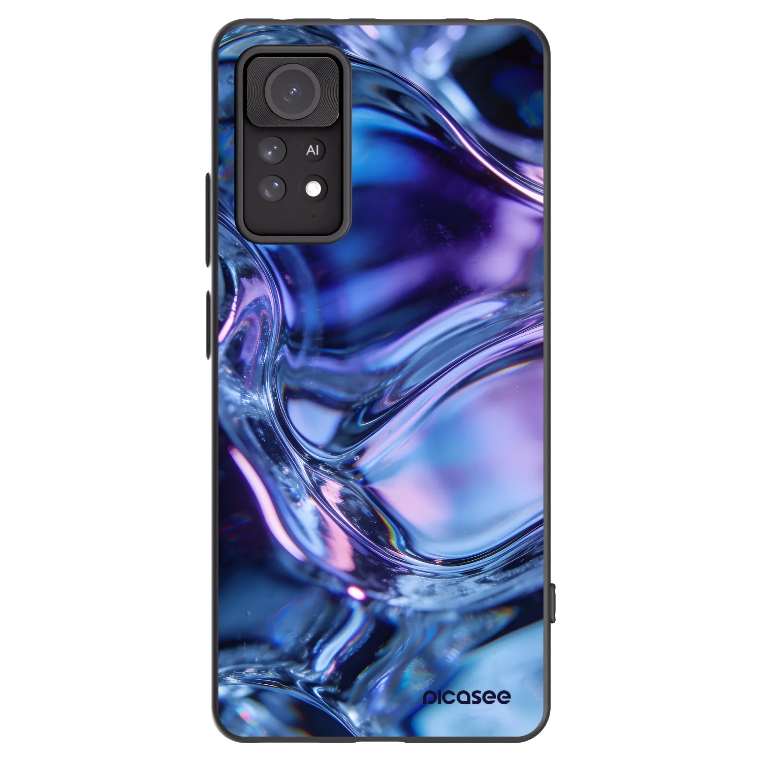Picasee silikonski črni ovitek za Xiaomi Redmi Note 11 Pro - Iris liquid