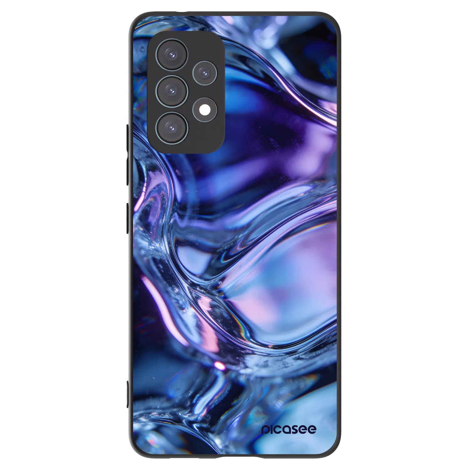 Picasee silikonski črni ovitek za Samsung Galaxy A53 5G A536 - Iris liquid