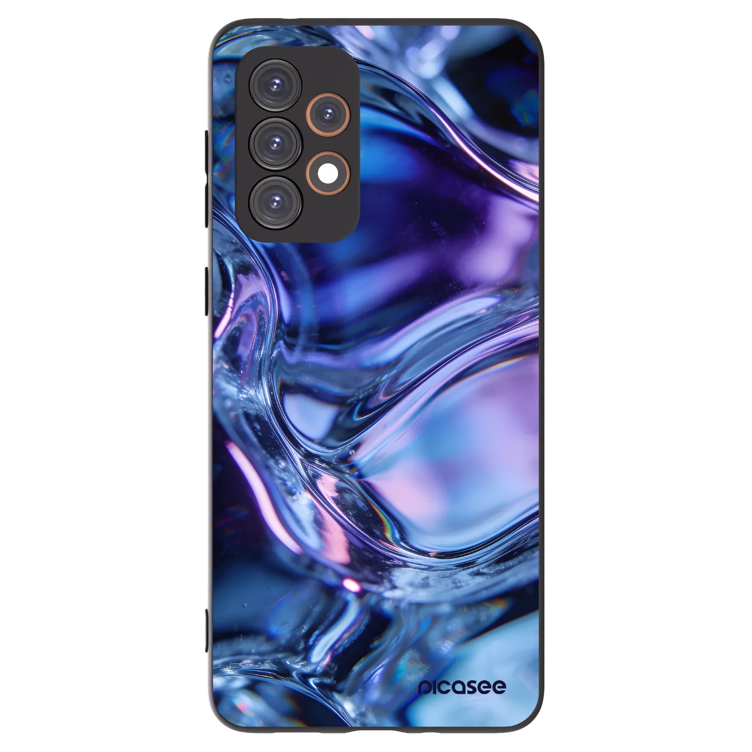 Picasee silikonski črni ovitek za Samsung Galaxy A33 5G A336 - Iris liquid