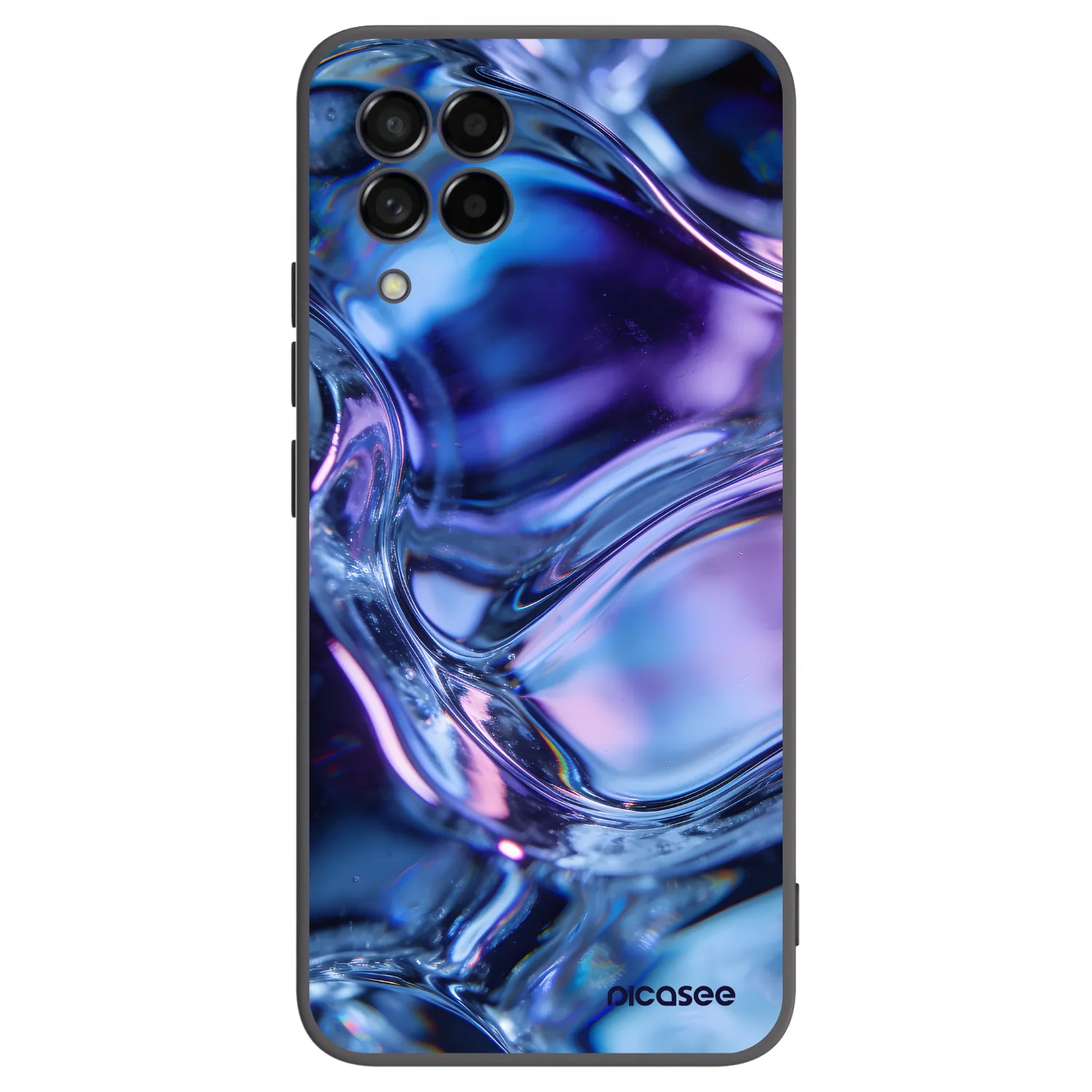 Picasee silikonski črni ovitek za Samsung Galaxy M53 5G - Iris liquid