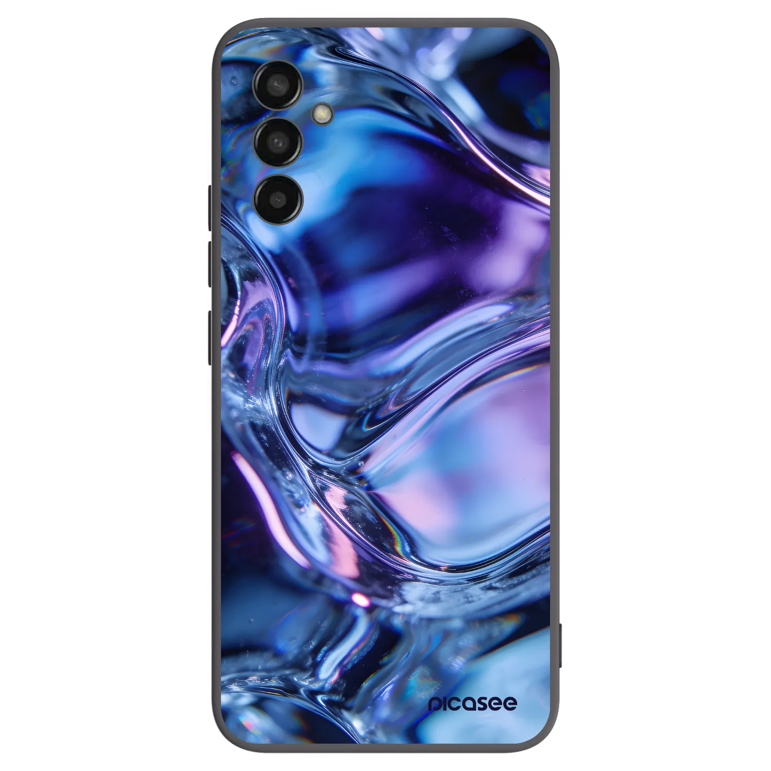 Picasee silikonski črni ovitek za Samsung Galaxy M13 M135F - Iris liquid