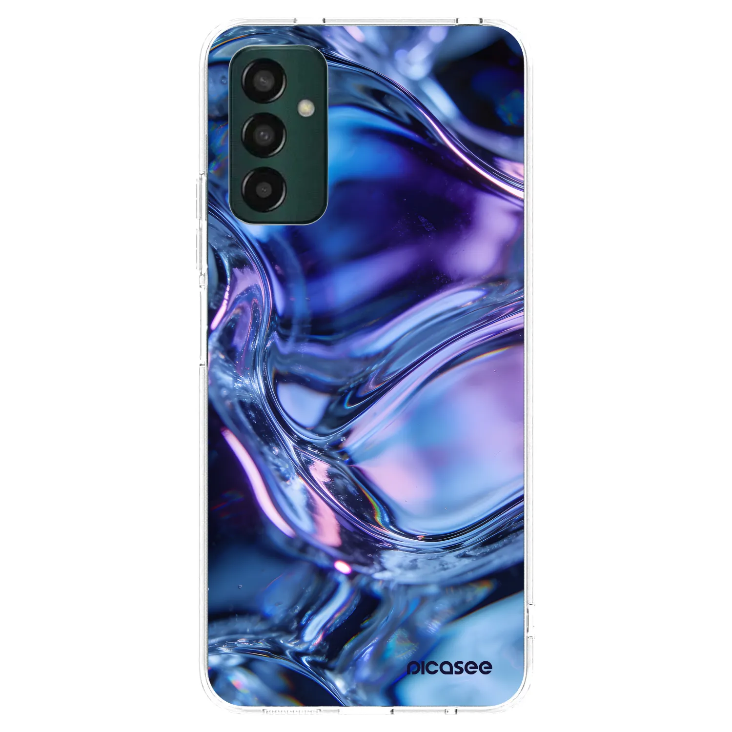 Picasee silikonski prozorni ovitek za Samsung Galaxy M13 M135F - Iris liquid