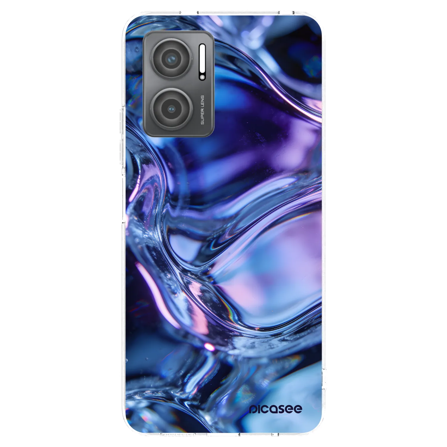 Picasee silikonski prozorni ovitek za Xiaomi Redmi 10 5G - Iris liquid