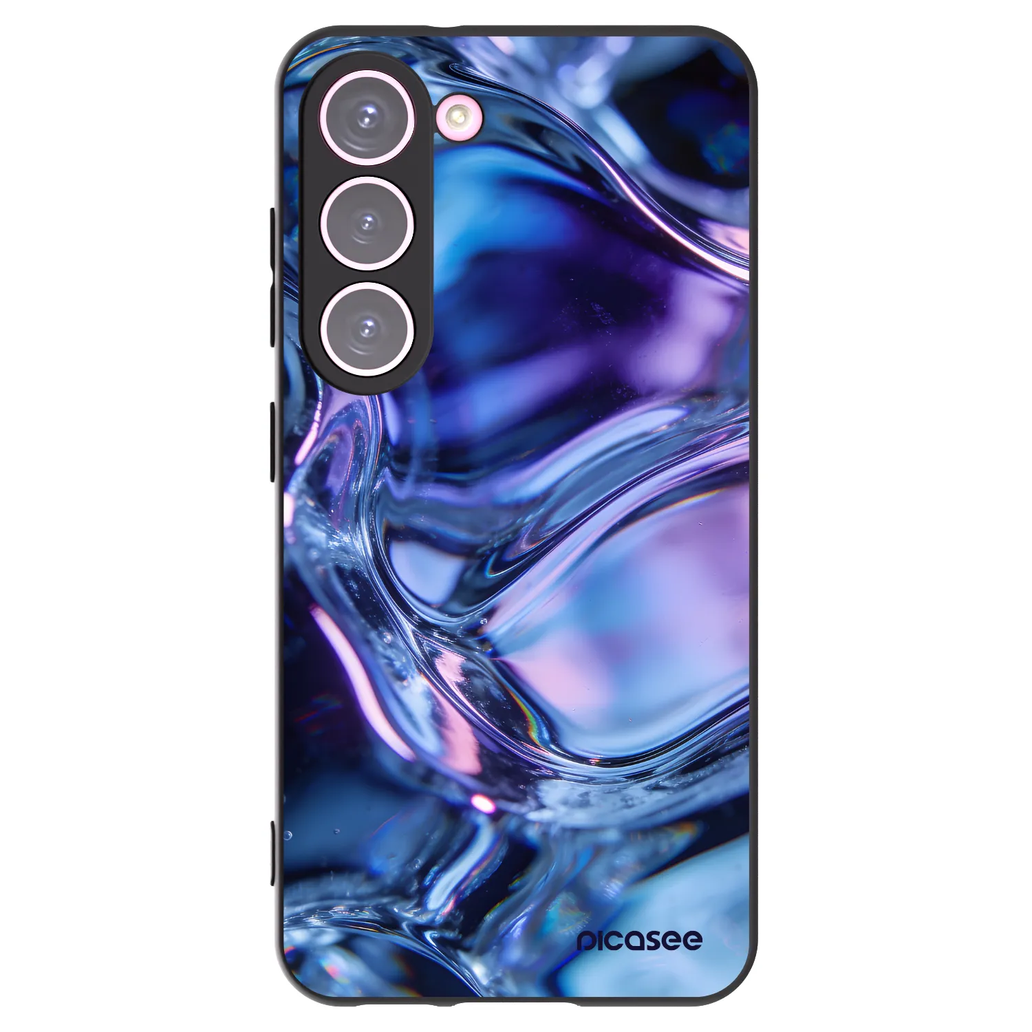 Picasee silikonski črni ovitek za Samsung Galaxy S23 5G - Iris liquid