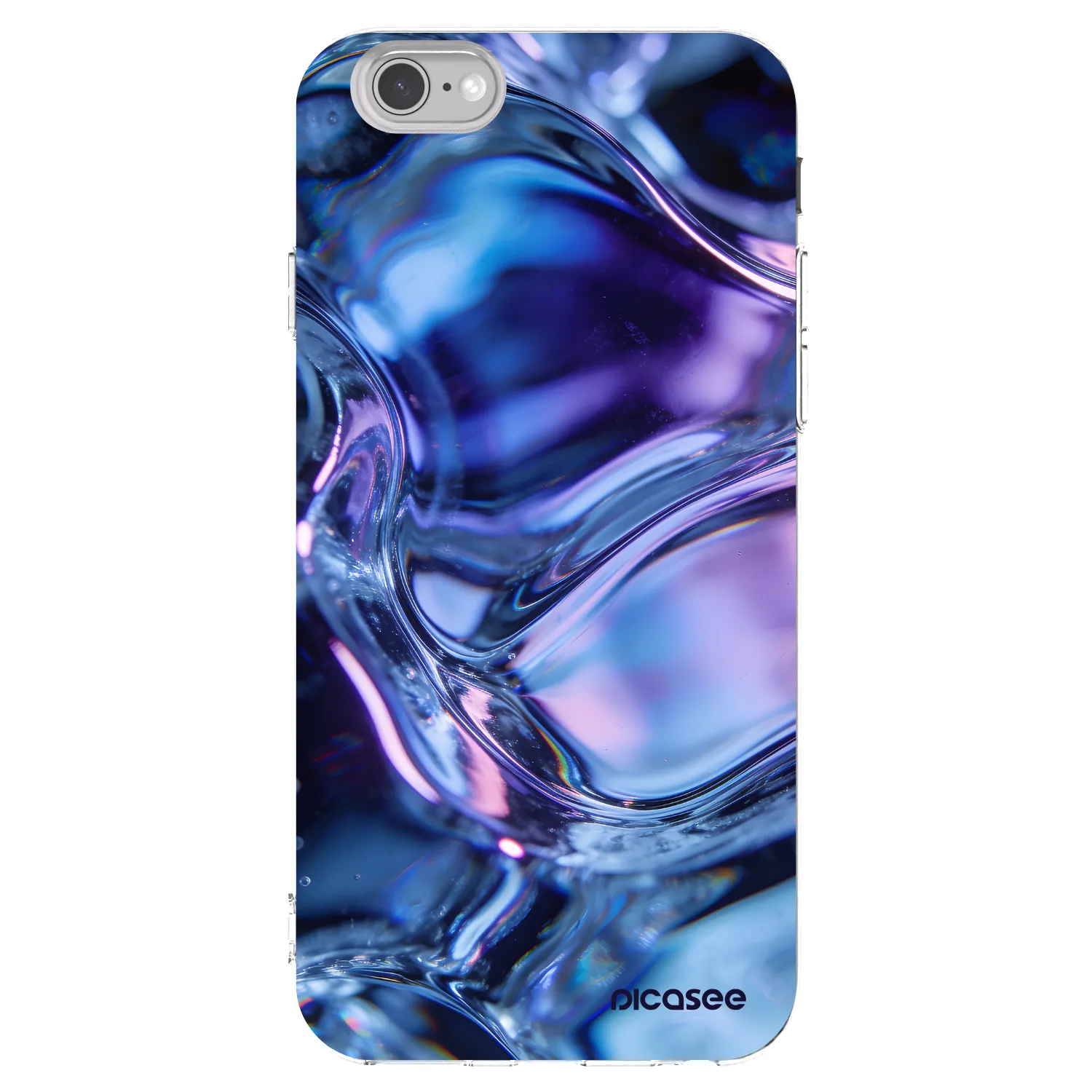 Picasee silikonski prozorni ovitek za Apple iPhone 6/6S - Iris liquid