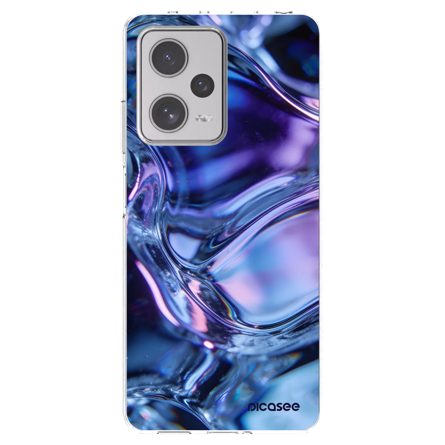 Picasee silikonski prozorni ovitek za Xiaomi Redmi Note 12 Pro+ 5G - Iris liquid