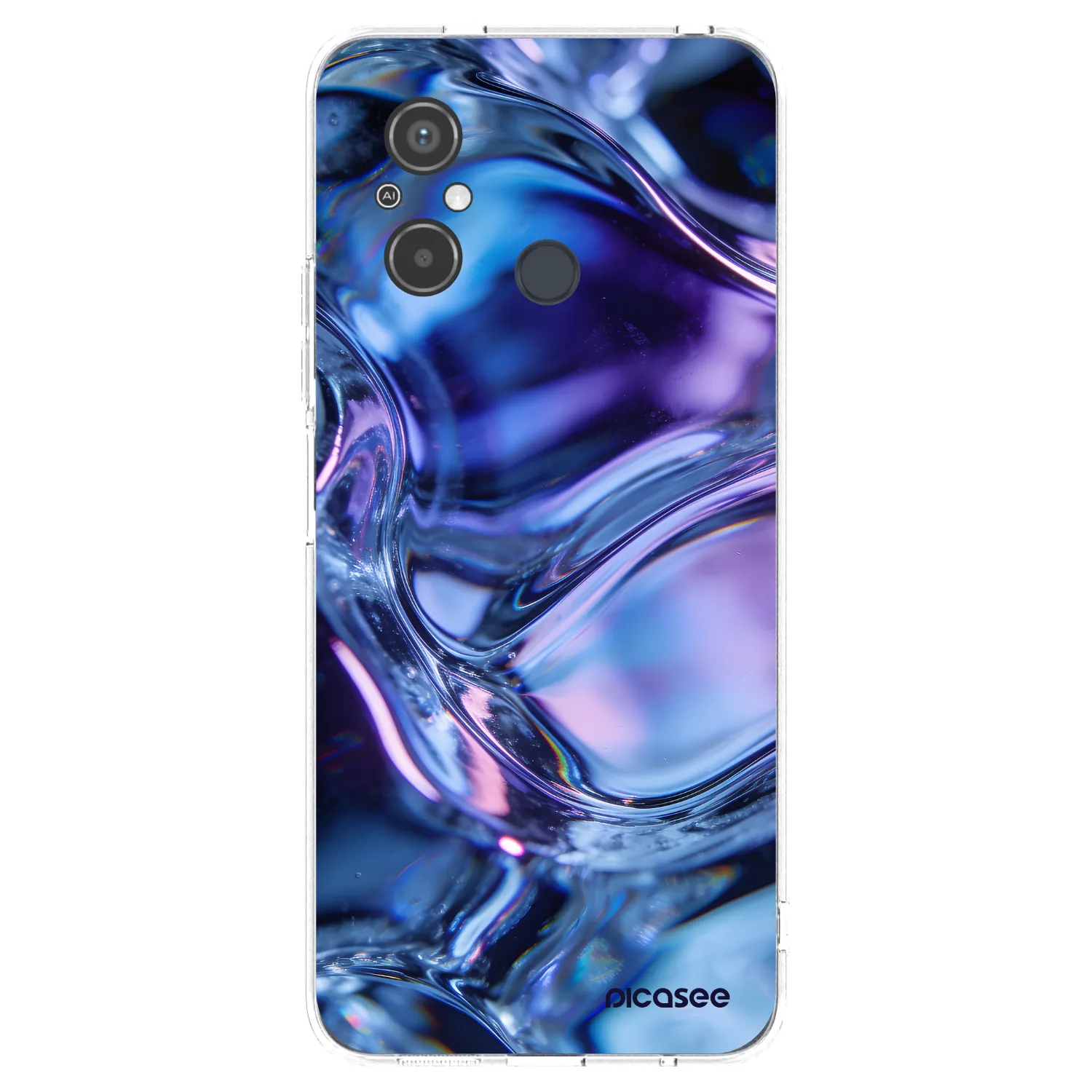 Picasee silikonski prozorni ovitek za Xiaomi Redmi 12C - Iris liquid