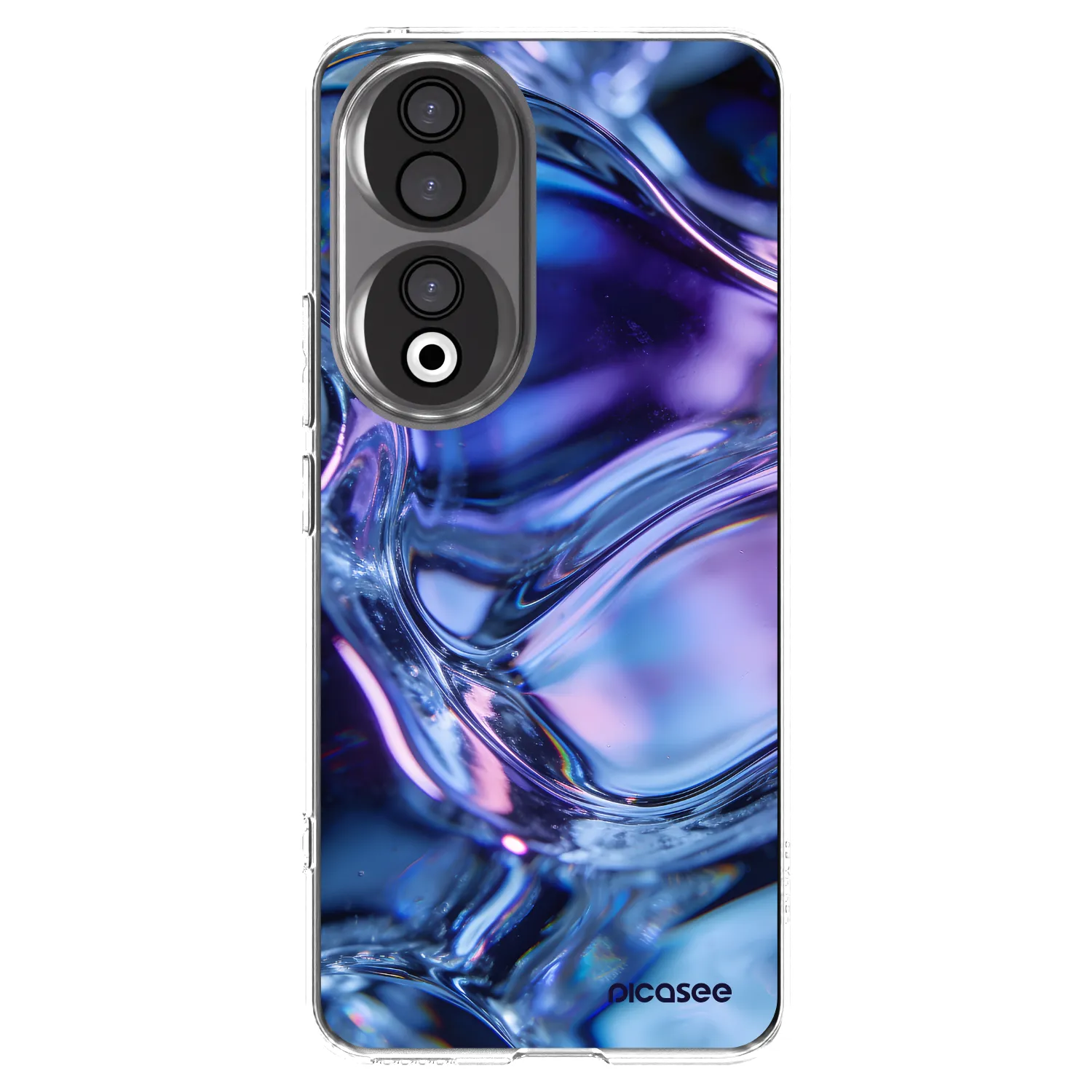 Picasee silikonski prozorni ovitek za Honor 90 5G - Iris liquid