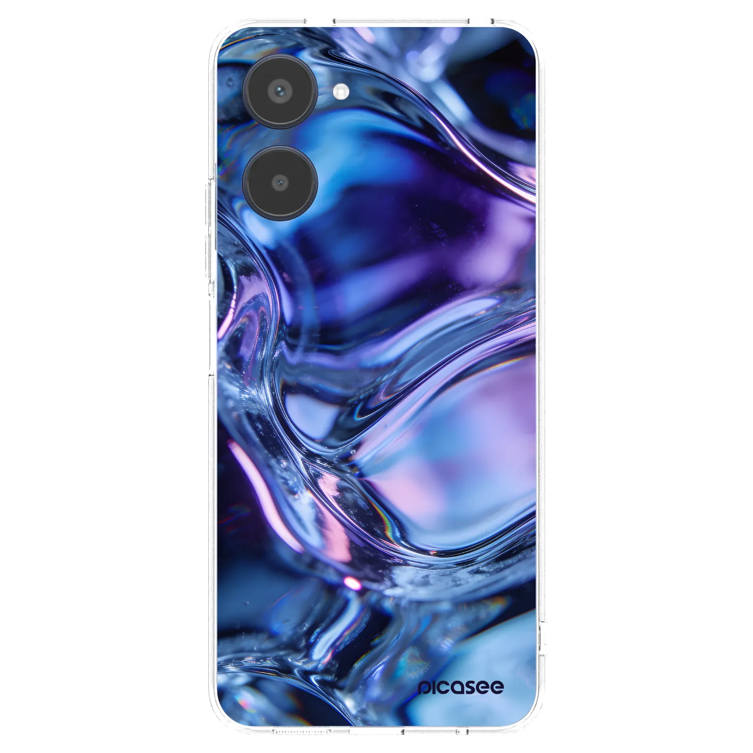 Picasee silikonski prozorni ovitek za Realme 10 4G - Iris liquid