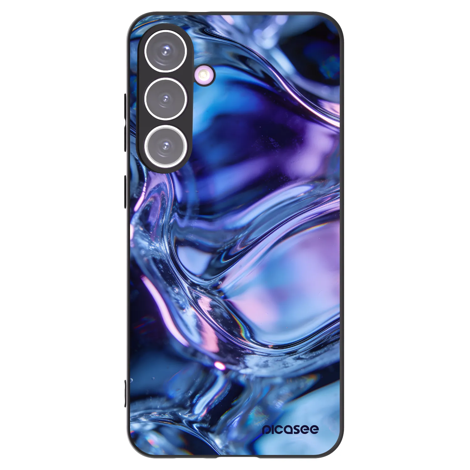 Picasee silikonski črni ovitek za Samsung Galaxy S24+ S926B 5G - Iris liquid