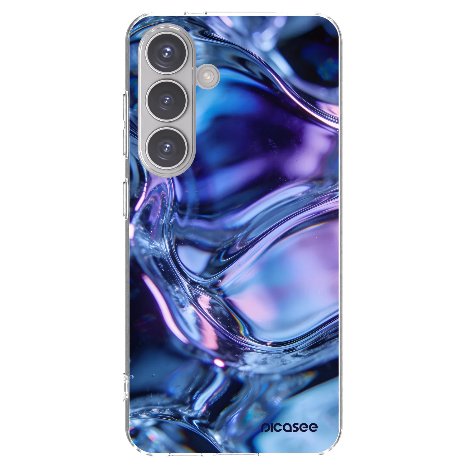 Picasee silikonski prozorni ovitek za Samsung Galaxy S24 S921B 5G - Iris liquid