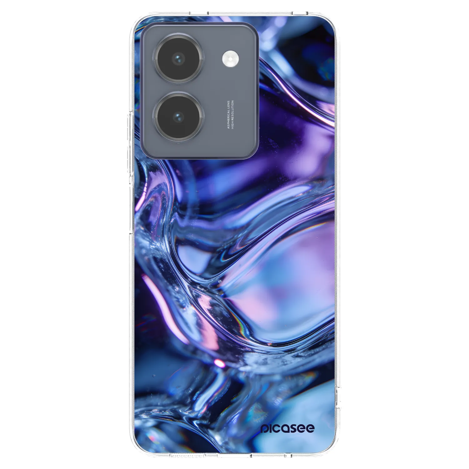 Picasee silikonski prozorni ovitek za Vivo Y36 4G - Iris liquid