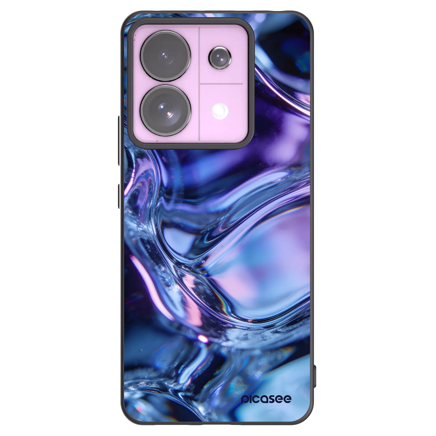 Picasee silikonski črni ovitek za Xiaomi Redmi Note 13 Pro 5G - Iris liquid