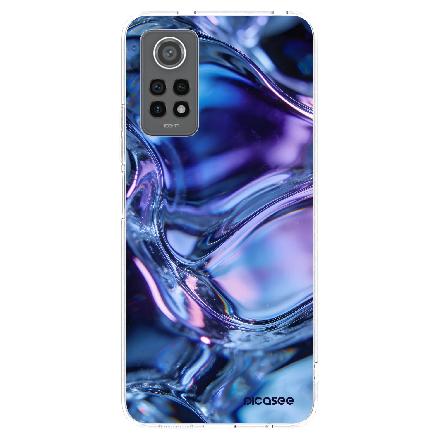 Picasee silikonski prozorni ovitek za Xiaomi Redmi Note 12 Pro 4G - Iris liquid