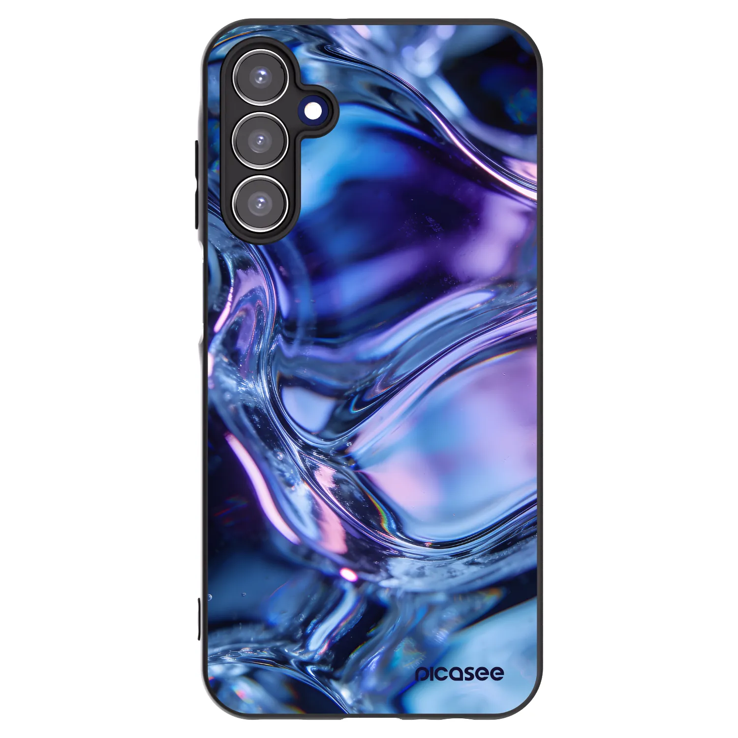 Picasee silikonski črni ovitek za Samsung Galaxy A15 A155F 4G - Iris liquid
