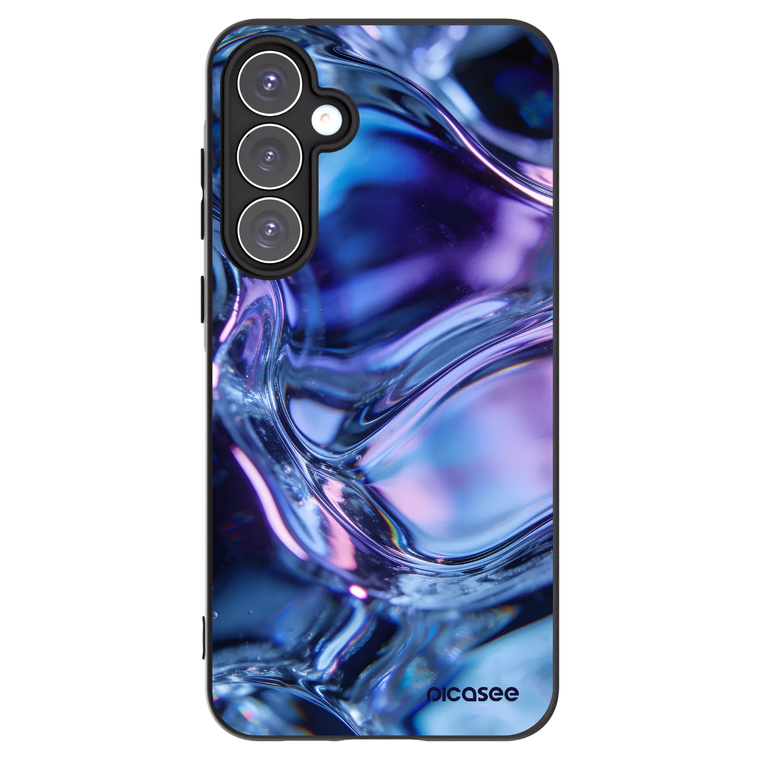 Picasee silikonski črni ovitek za Samsung Galaxy A55 5G A556B - Iris liquid