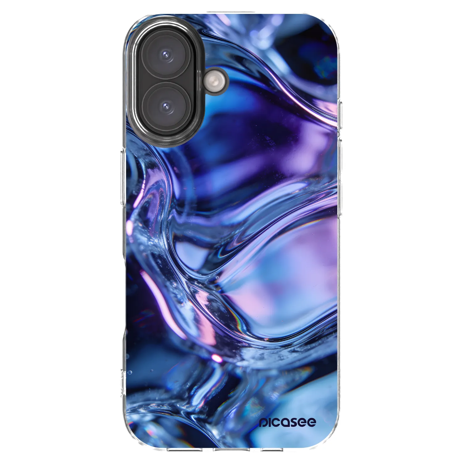 Picasee silikonski prozorni ovitek za Apple iPhone 16 - Iris liquid
