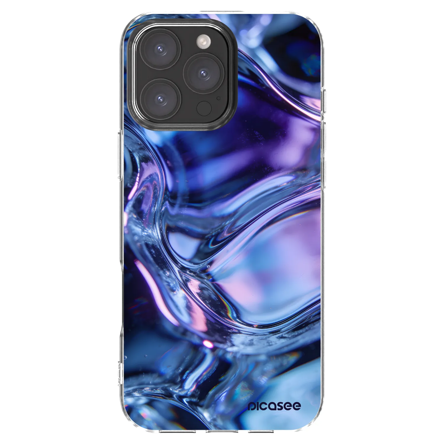 Picasee silikonski prozorni ovitek za Apple iPhone 16 Pro Max - Iris liquid