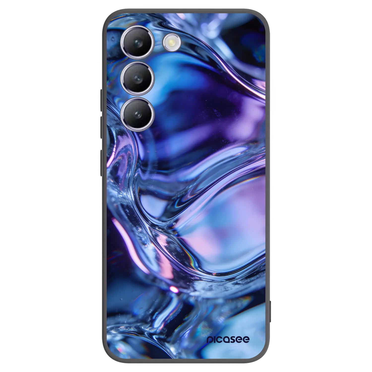 Picasee silikonski črni ovitek za Vivo V40 SE 5G - Iris liquid