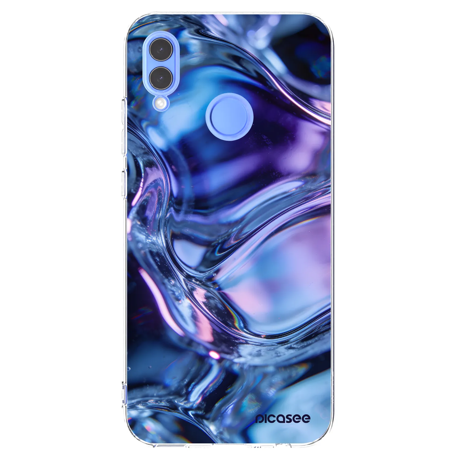 Picasee silikonski prozorni ovitek za Honor 10 Lite - Iris liquid