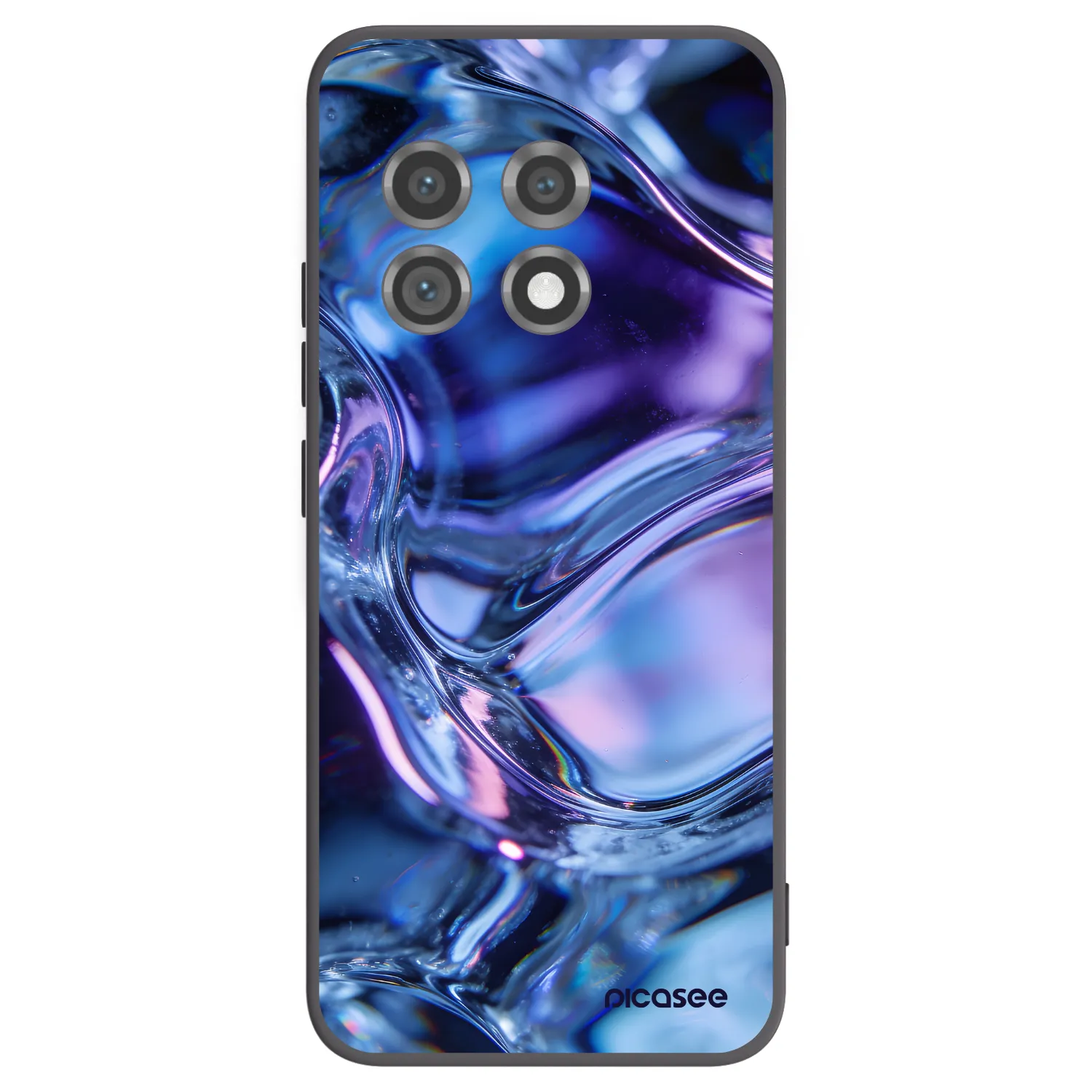 Picasee silikonski črni ovitek za OnePlus 11 5G - Iris liquid