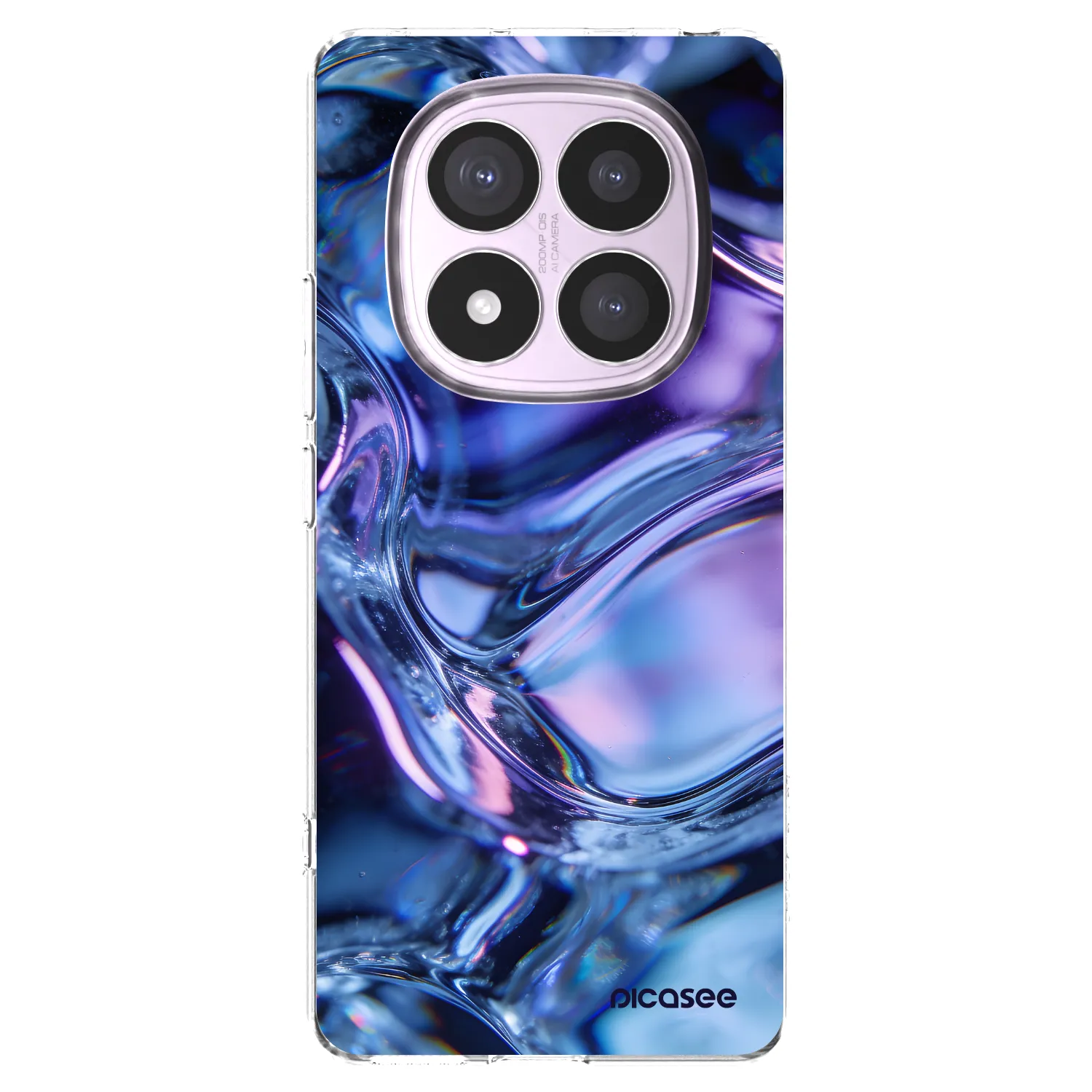 Picasee silikonski prozorni ovitek za Xiaomi Redmi Note 14 Pro 5G - Iris liquid