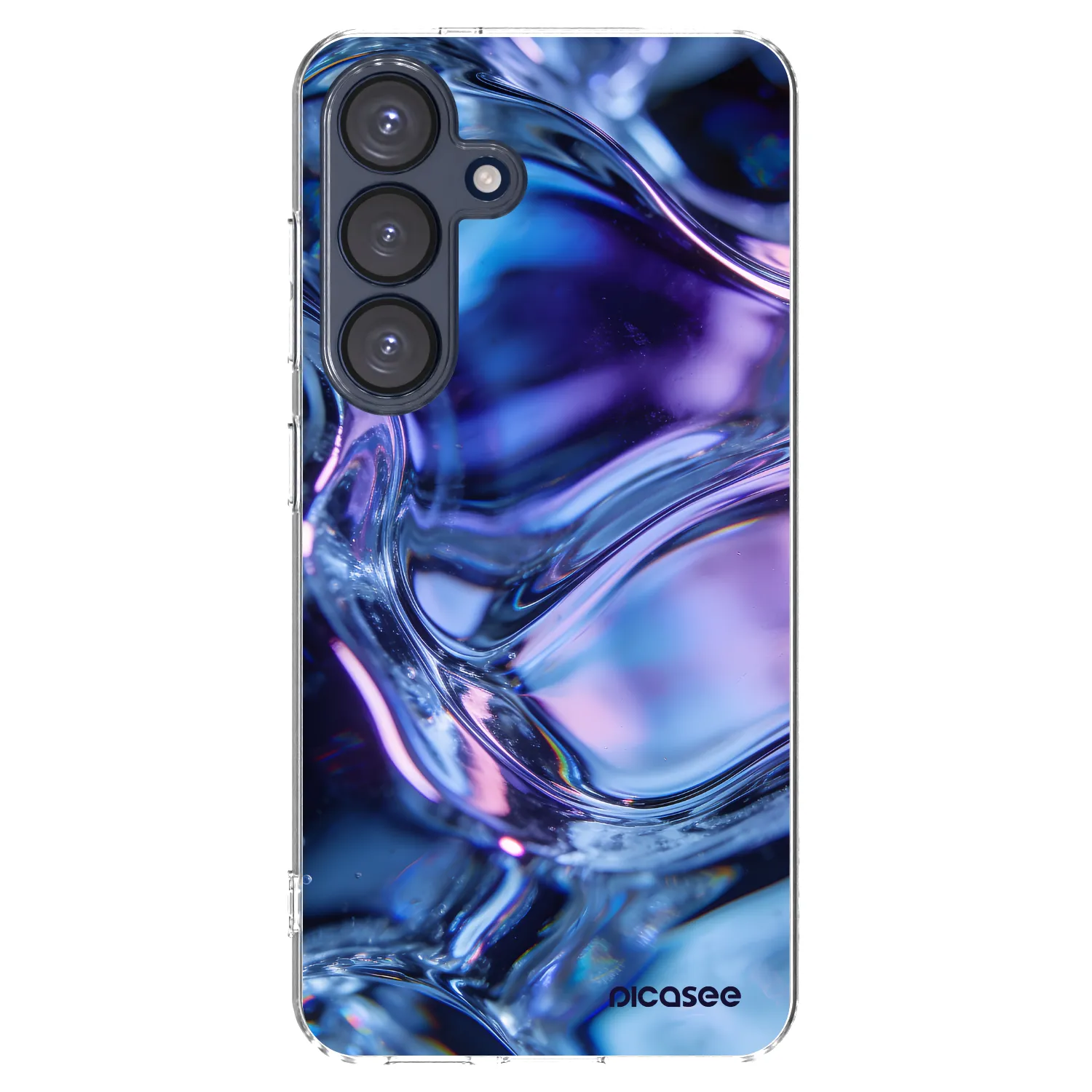 Picasee silikonski prozorni ovitek za Samsung Galaxy S25 5G - Iris liquid