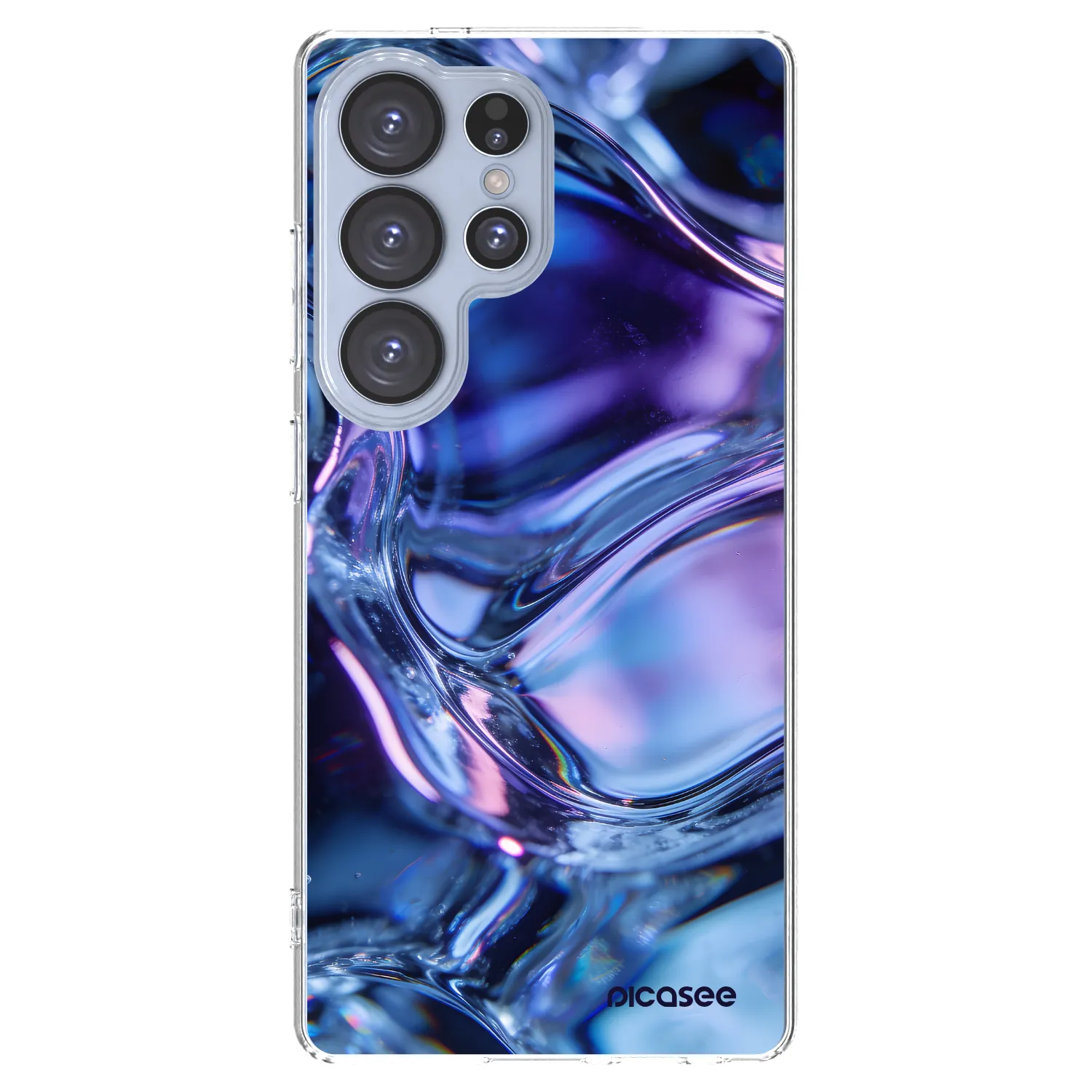 Picasee silikonski prozorni ovitek za Samsung Galaxy S25 Ultra 5G - Iris liquid